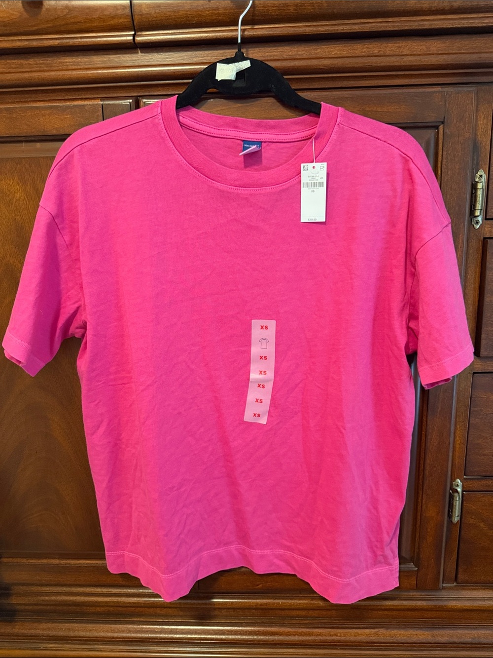 NWT old navy pink 100% cotton vintage tee size XS
